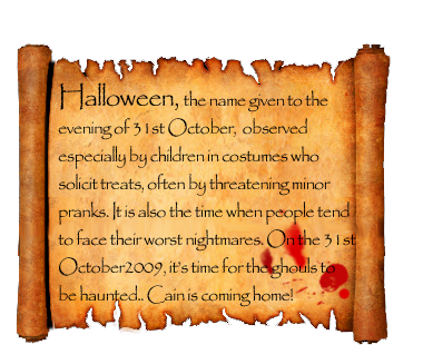 Cain's Halloween Scroll
