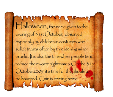 Cain's Halloween Scroll